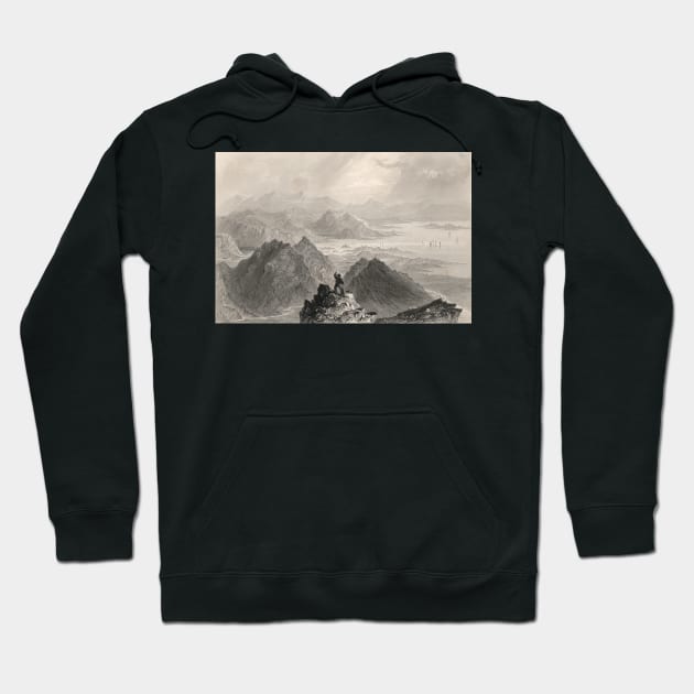 View from Sugarloaf, Bantry Bay, Cork, Ireland Hoodie by artfromthepast